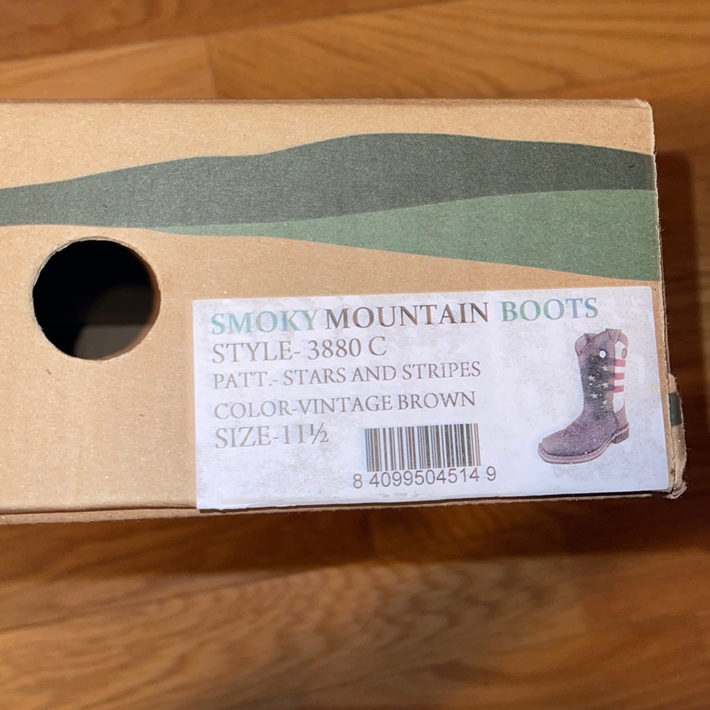 American glad smoky mountain boots size 11.5 kids